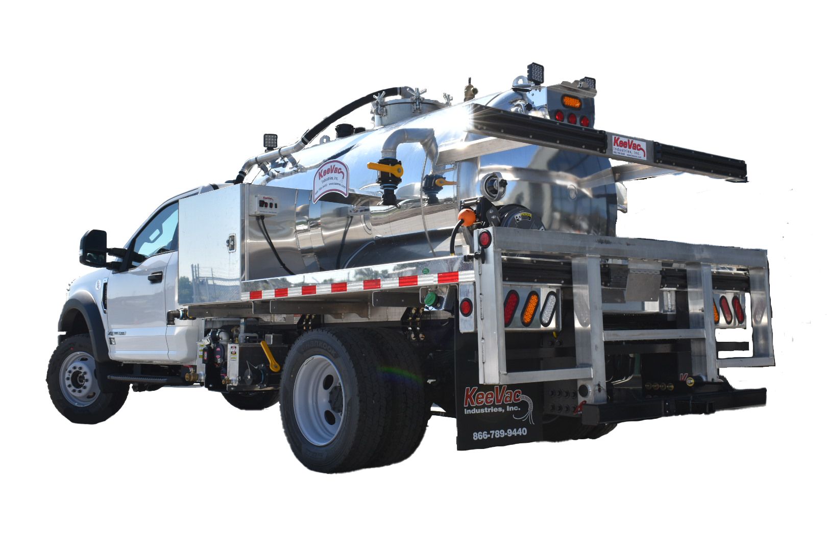 KeeVac portable restroom service equipment and route support